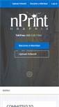 Mobile Screenshot of nprintgraphix.com